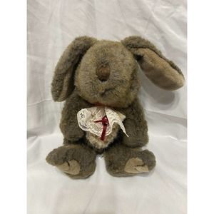 Beachwood Bunch Brown Bunny Rabbit Plush Surface washable -Stuffed Animal Toy 9”
